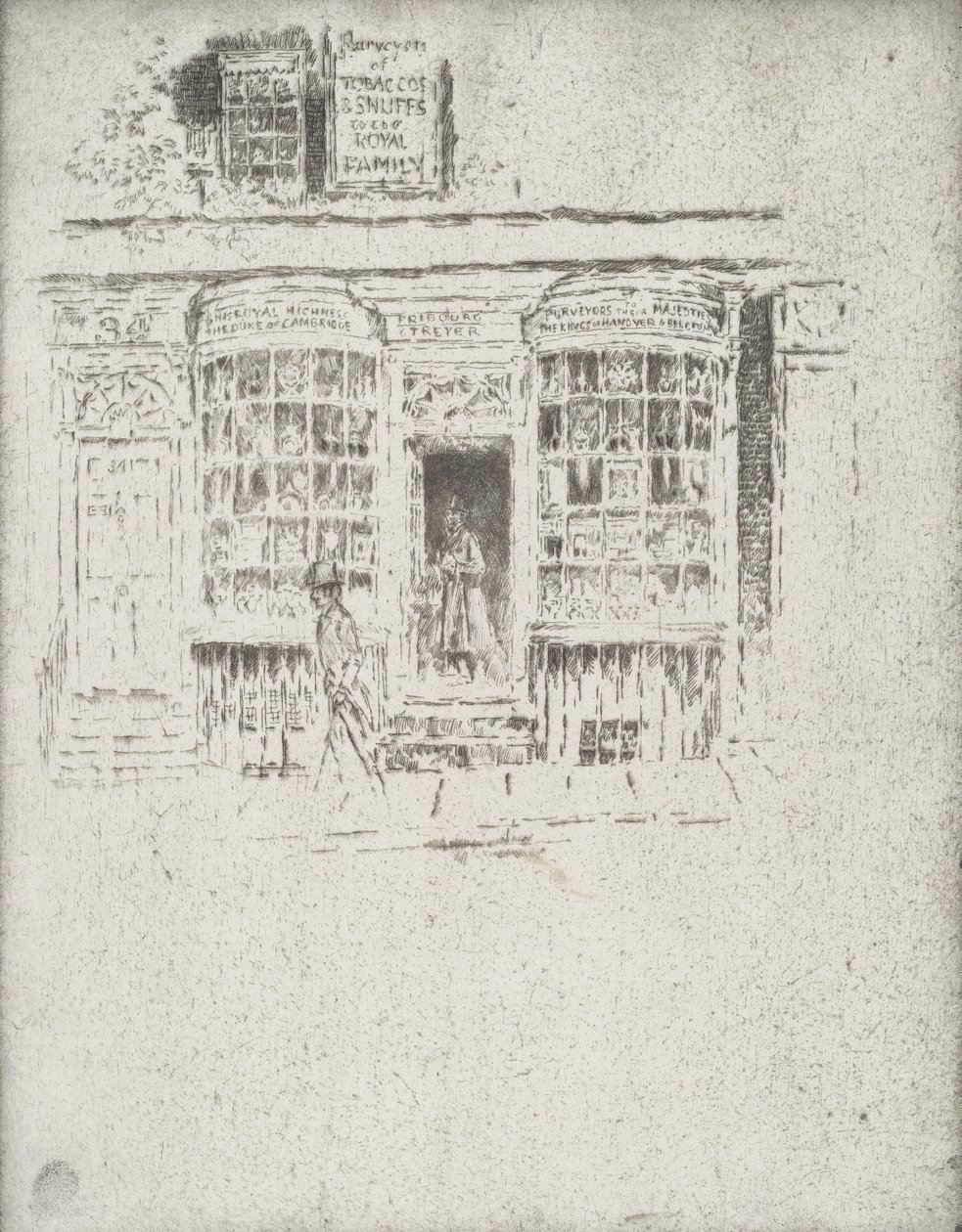 A Tabacaria, 1903. de Joseph Pennell