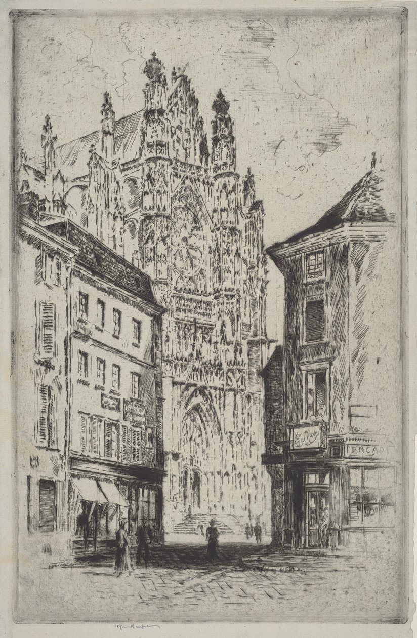 O transepto, Beauvais de Joseph Pennell