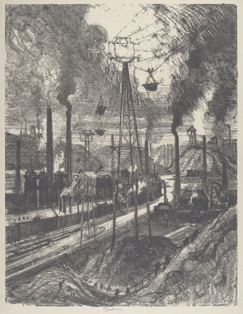 Os Viajantes, Charleroi de Joseph Pennell