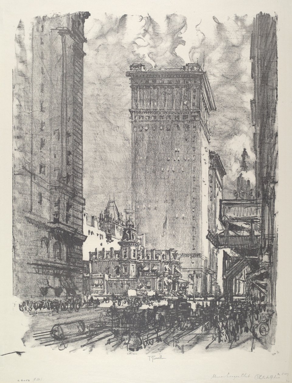 A Liga da União, 1912. de Joseph Pennell
