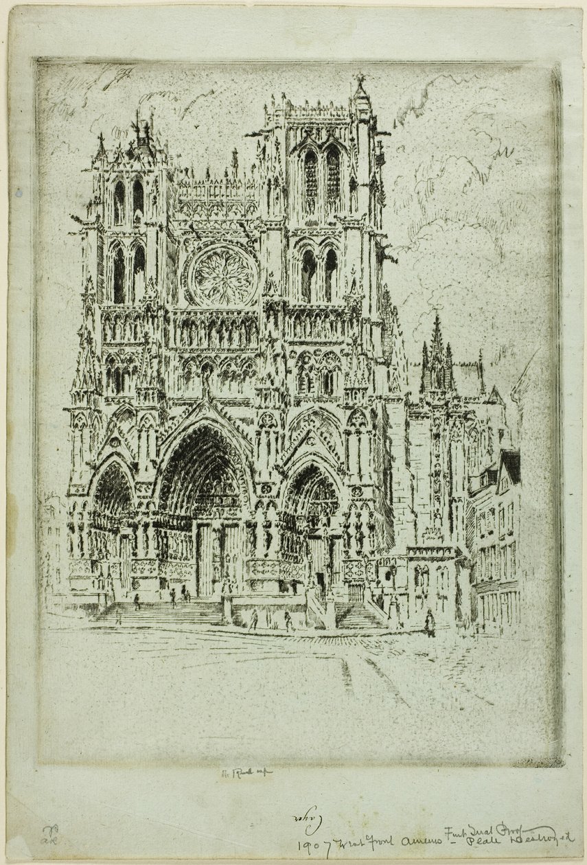 A Frente Ocidental, Amiens de Joseph Pennell