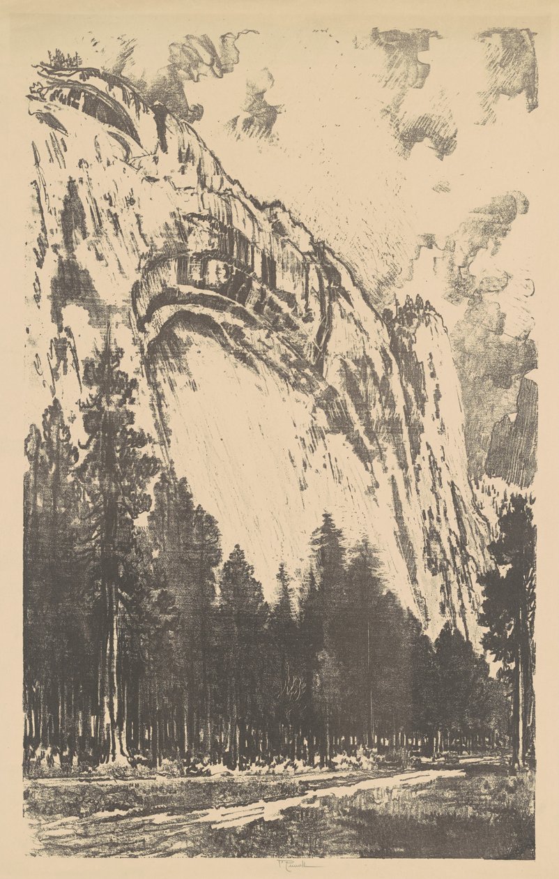 O Vale de Yosemite de Joseph Pennell