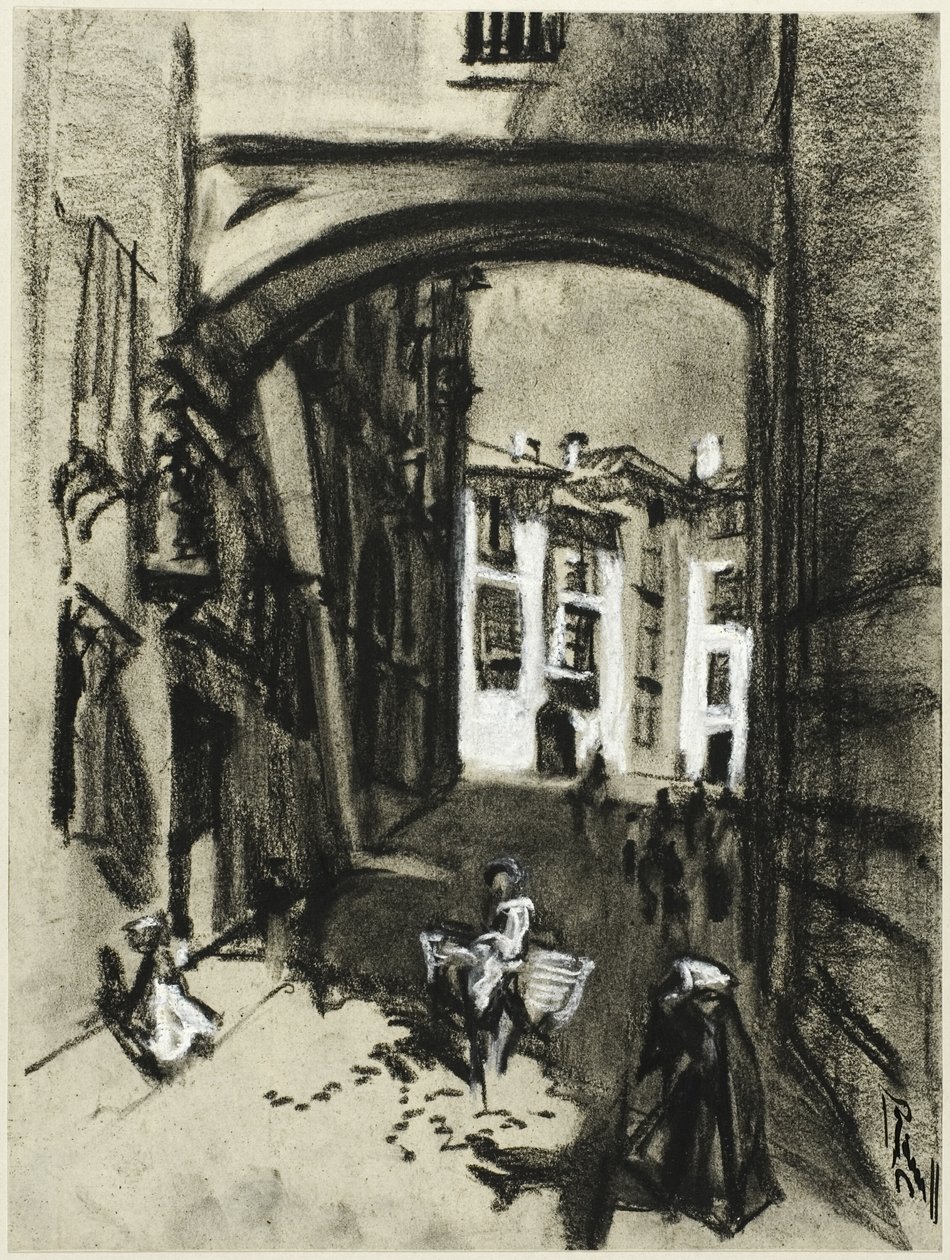 Toledo, Rua do Arco de Joseph Pennell