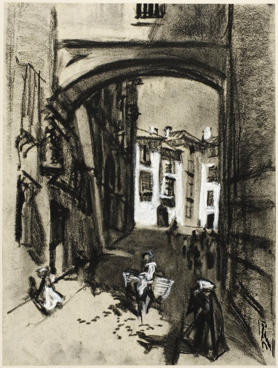 Toledo, Rua do Arco de Joseph Pennell