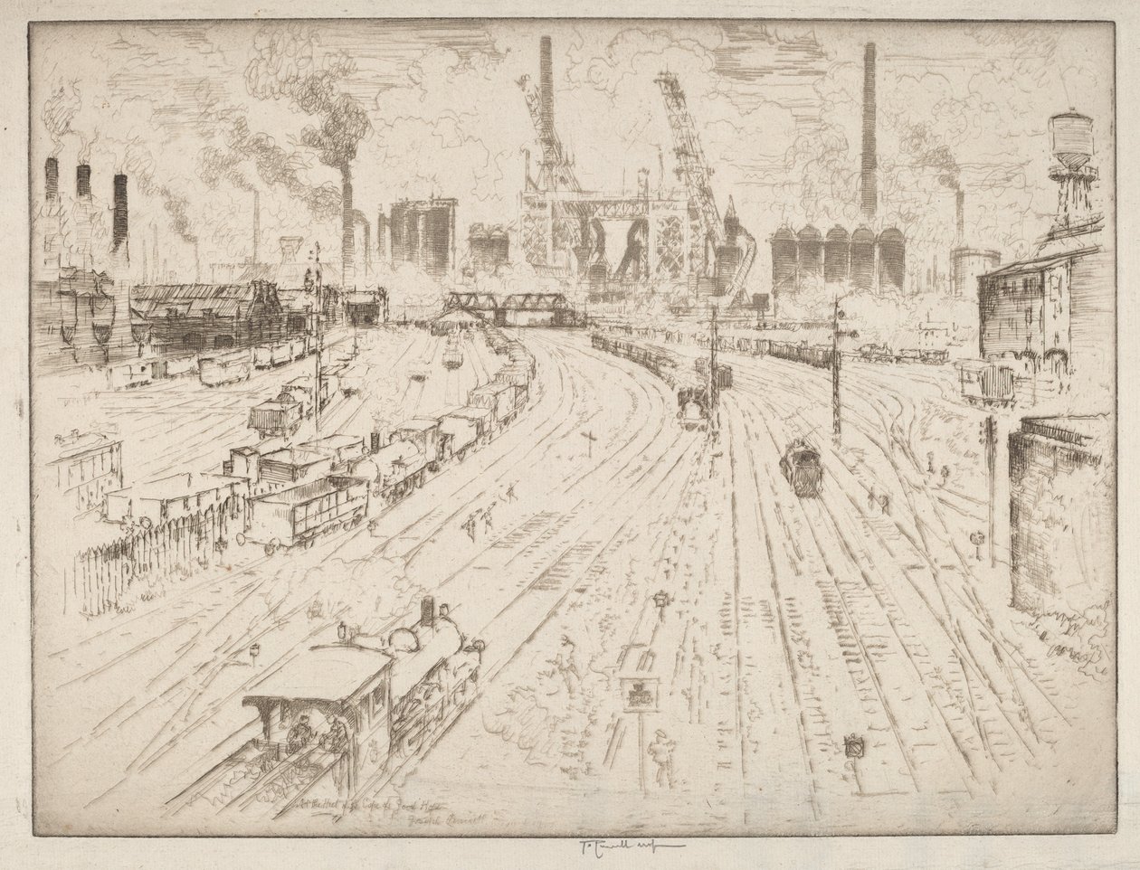 Pistas, Oberhausen de Joseph Pennell