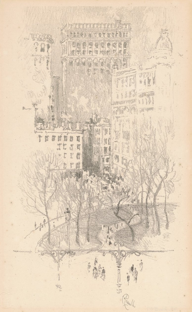 Union Square, 1904. de Joseph Pennell