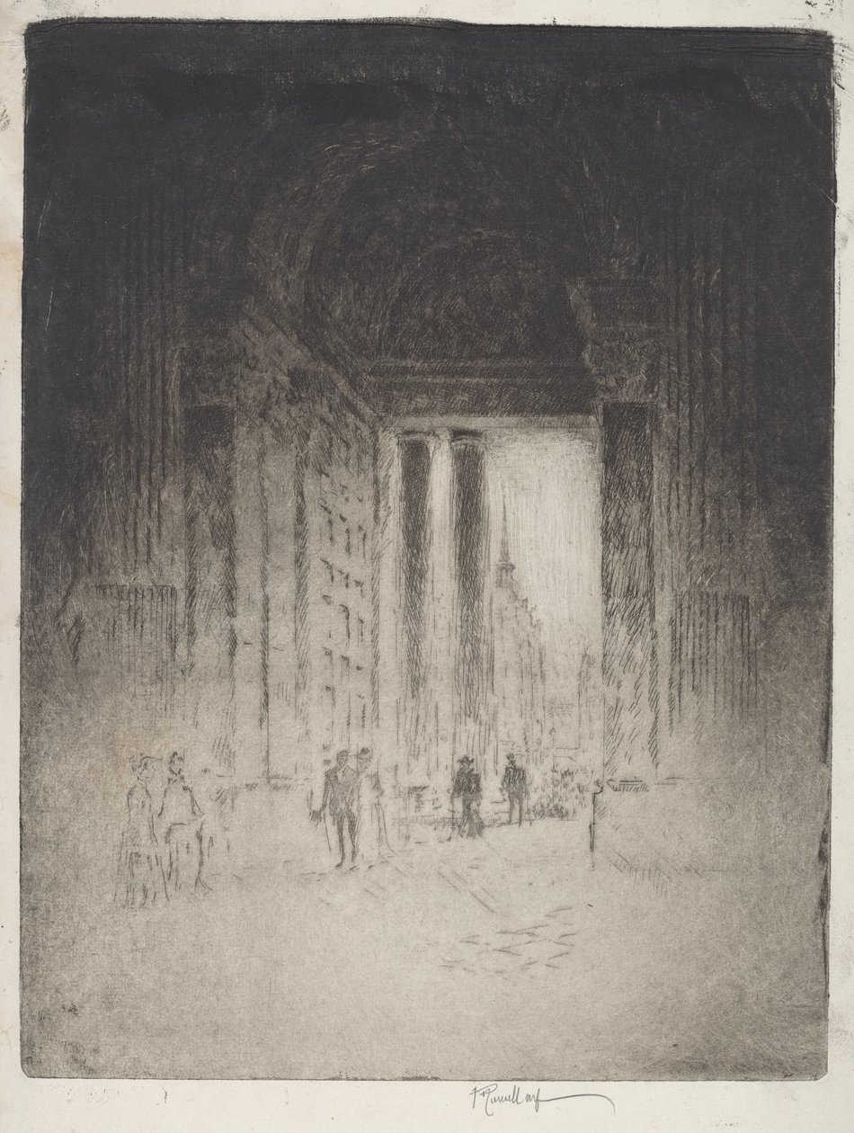 Porta Oeste, São Paulo de Joseph Pennell