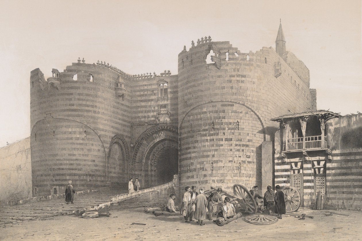 56. Citadel Gate, Kairo, 1843. de Joseph Philibert Girault De Prangey