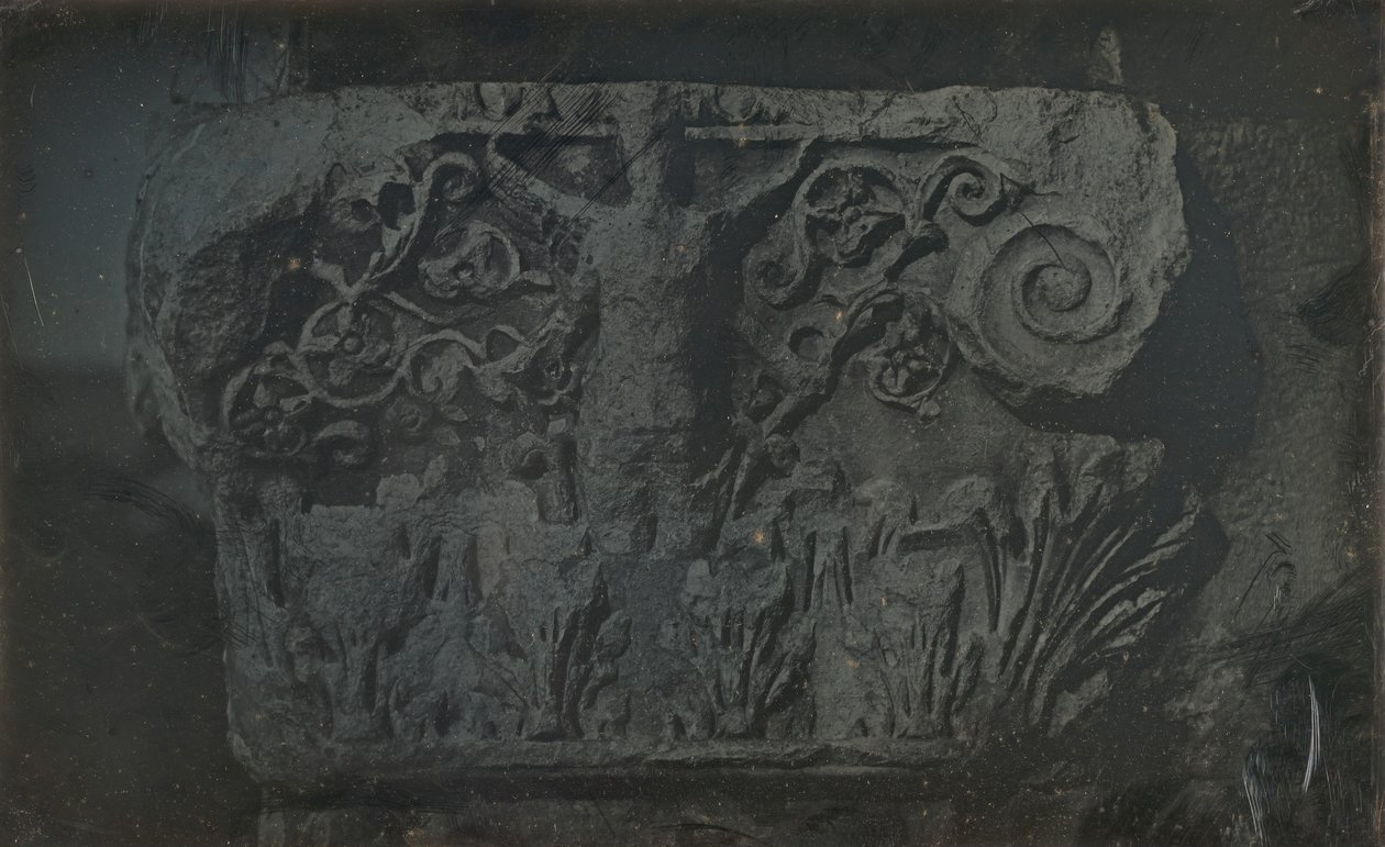 Capital, Teatro Greco-Romano, Mileto, 1843. de Joseph Philibert Girault De Prangey