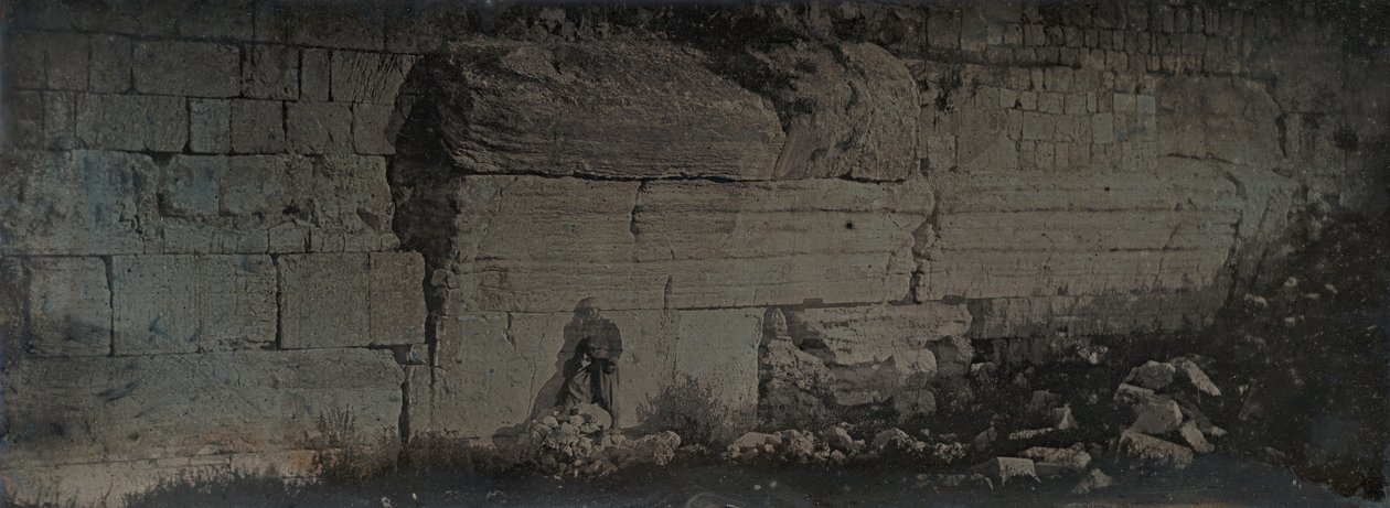 Arco de Robinson, Jerusalém, 1842-44. de Joseph Philibert Girault De Prangey
