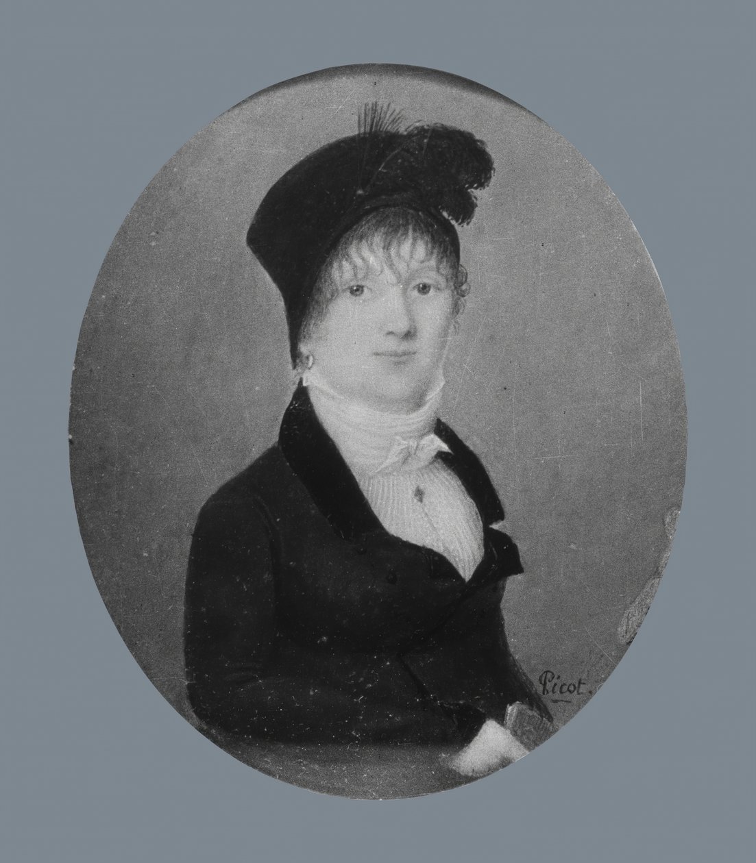 Retrato de uma senhora, c. 1808. de Joseph Pierre Picot de Limoelan de