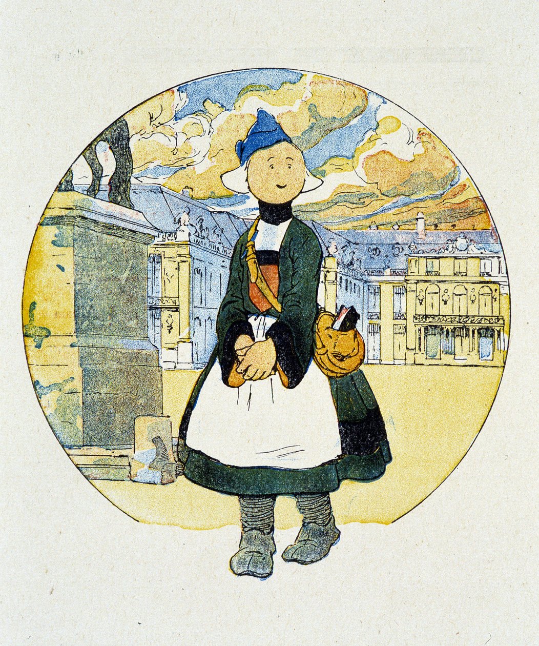 Becassine no cantiniere. Desenho de Joseph Porphyre Pinchon (1871-1953), século XX. DR de Joseph Porphyre Pinchon