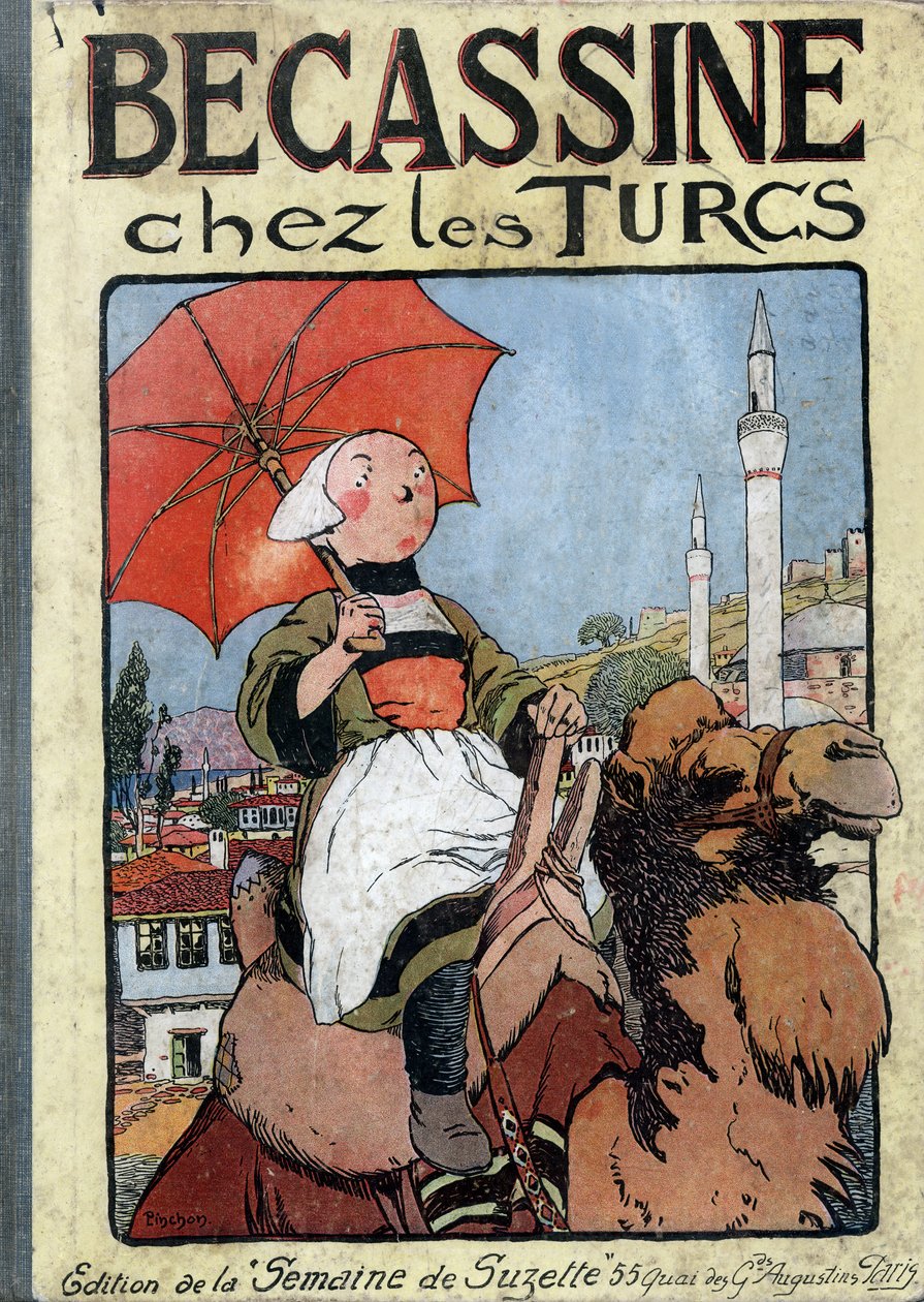 Capa de "Becassine Chez les Turcs". de Joseph Porphyre Pinchon