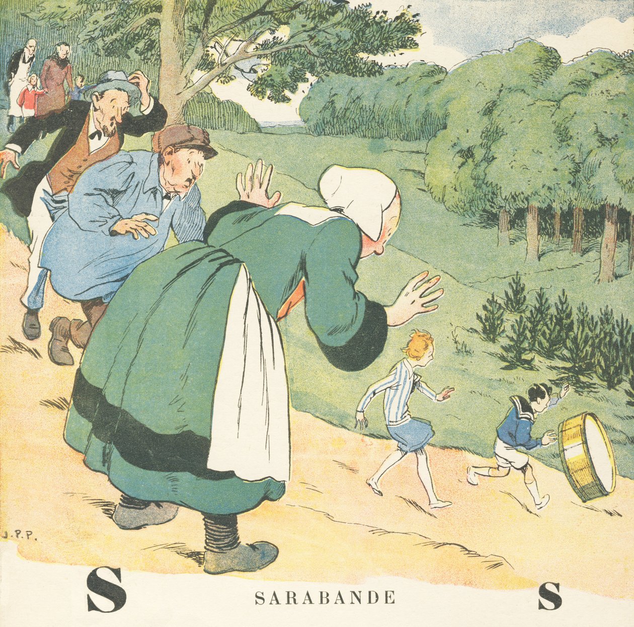 S: Sarabande de Joseph Porphyre Pinchon