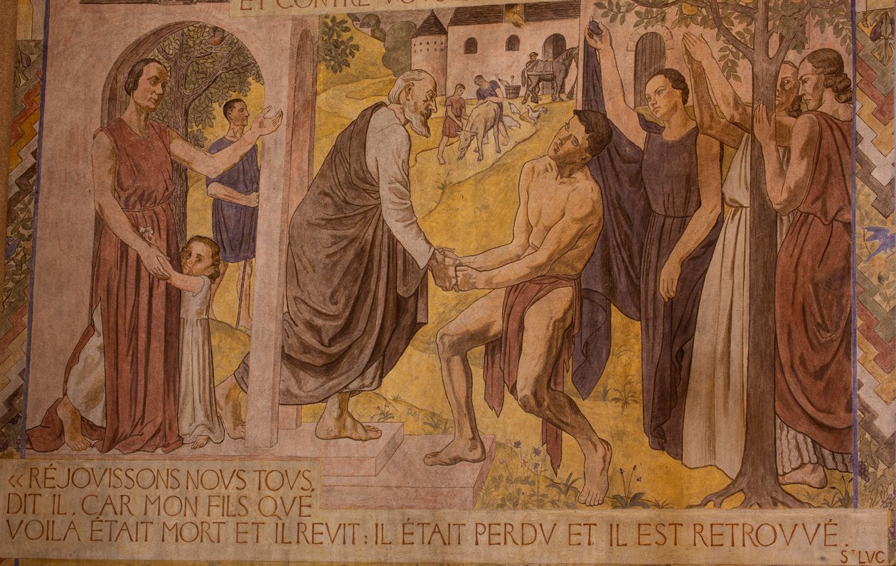 O Filho Pródigo. O Fresco na Catedral de Nanterre de Joseph Radan