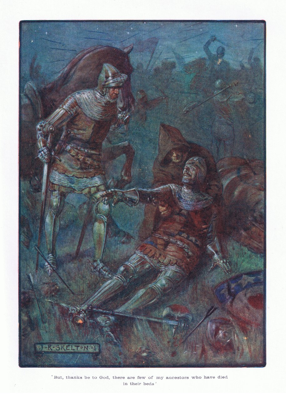 Mas graças a Deus, há poucos de meus ancestrais que morreram em suas camas, 1910 de Joseph Ratcliffe Skelton