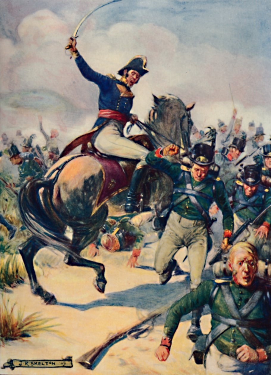 General Janssens na Batalha de Blaauwberg, 1909 de Joseph Ratcliffe Skelton