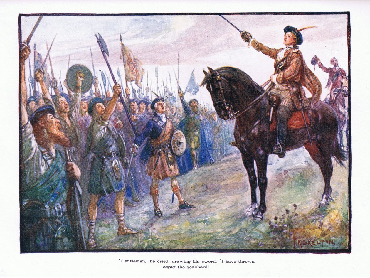 Senhores, ele chorou, puxando sua espada, eu joguei fora a bainha, 1910 de Joseph Ratcliffe Skelton