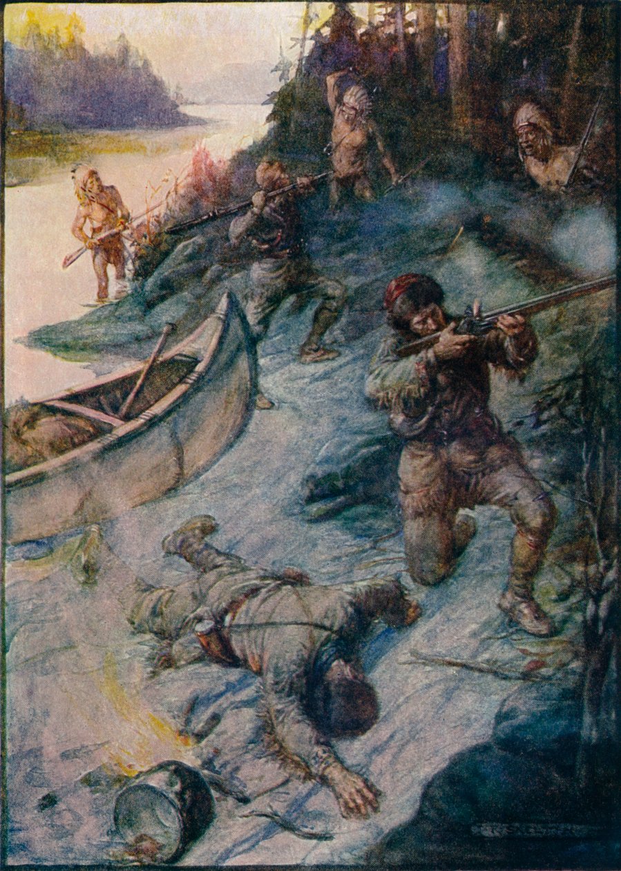 Nenhum homem estava seguro, nenhuma vida estava segura, 1908, c1920 de Joseph Ratcliffe Skelton