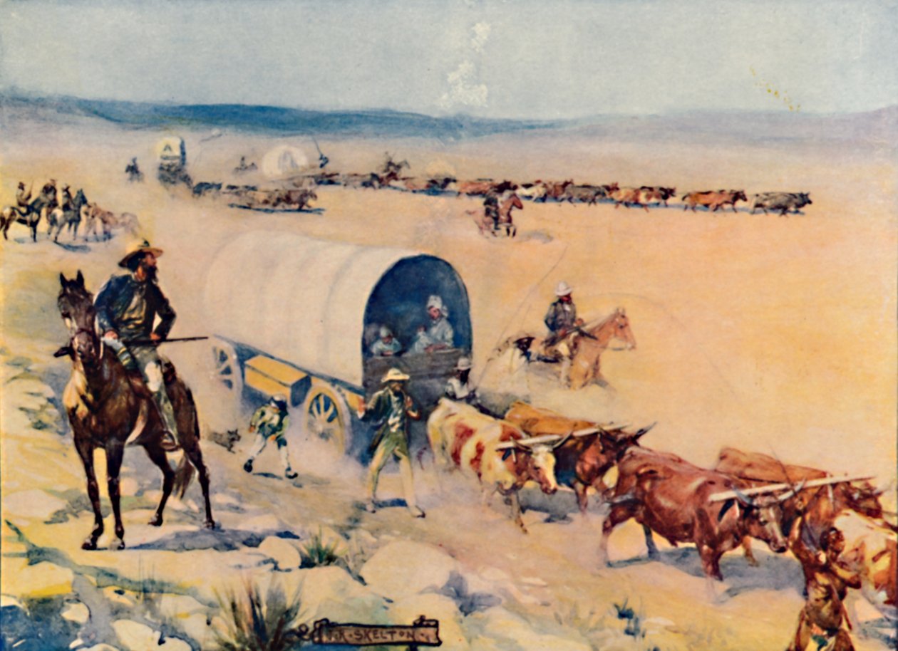 Os Voor-Trekkers, 1909 de Joseph Ratcliffe Skelton