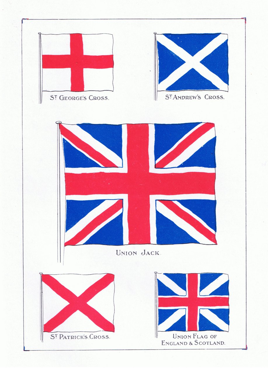 As bandeiras do Reino Unido (por volta de 1910), 1910 de Joseph Ratcliffe Skelton