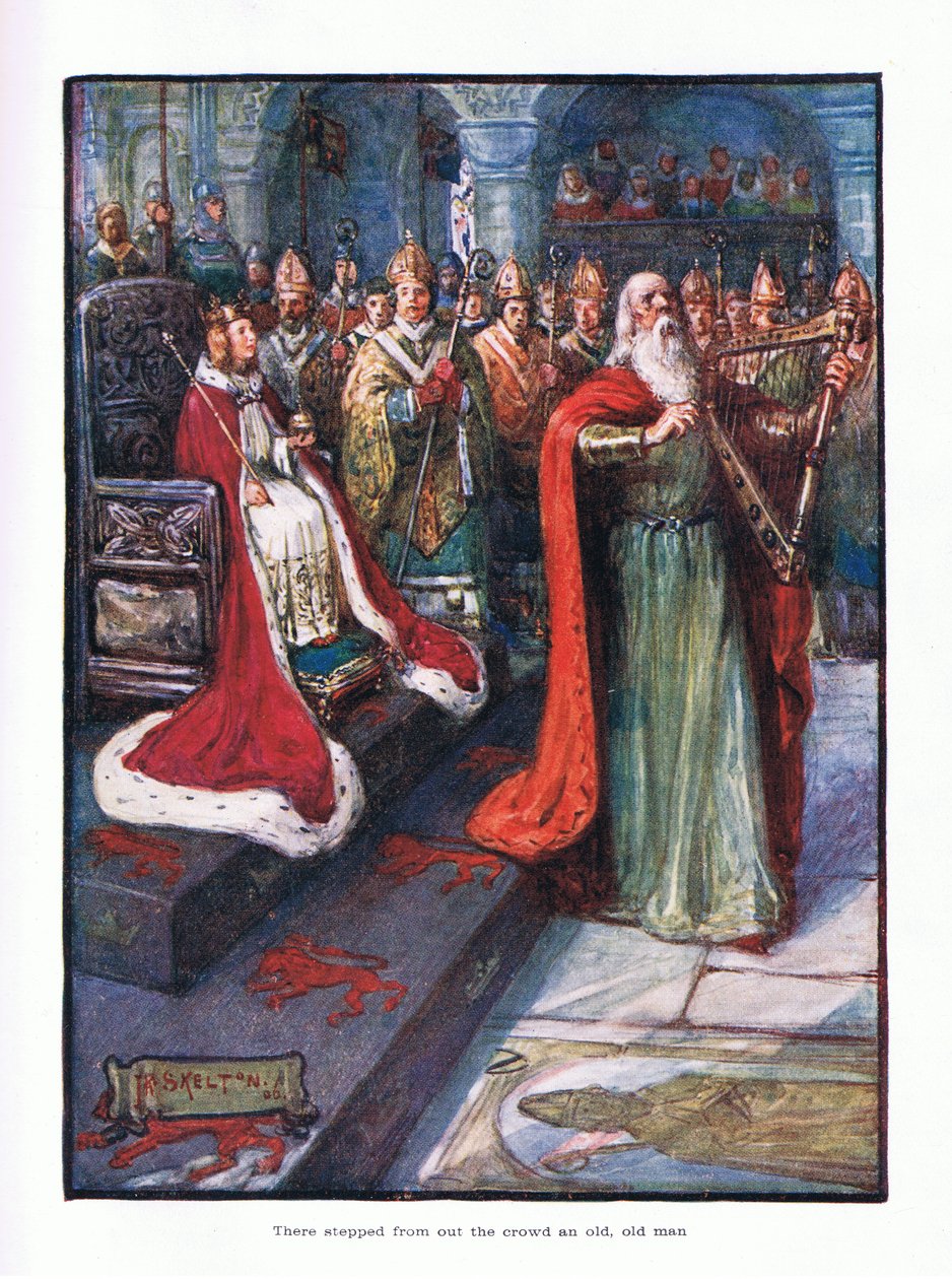 Lá saiu da multidão e velho, 1910 de Joseph Ratcliffe Skelton