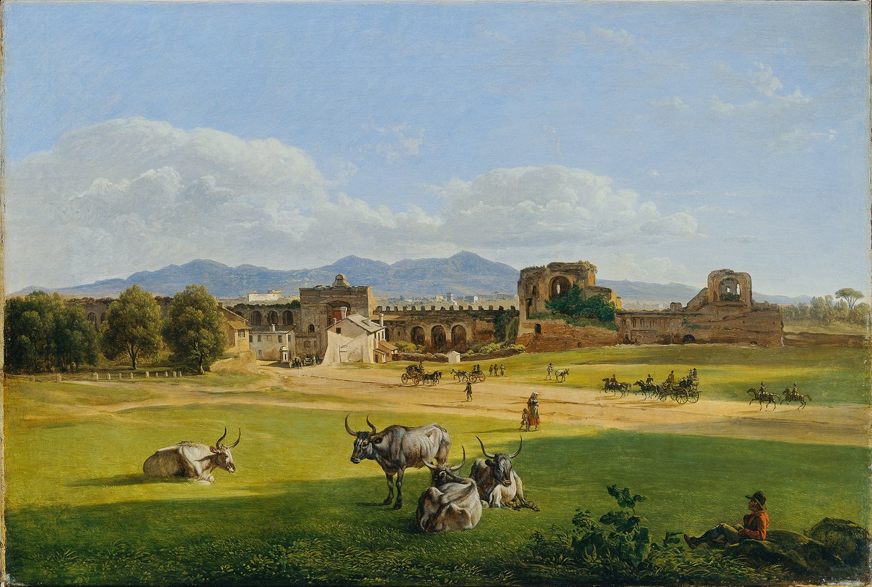 Die Porta San Giovanni gegen Frascati de Joseph Rebell