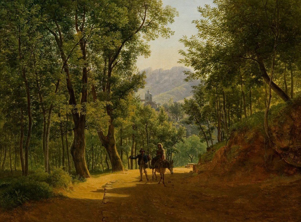 paisagem italiana (caminho perto da Cava de