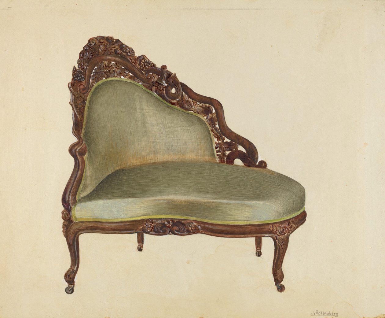 Assento de Amor, c. 1940. de Joseph Rothenberg