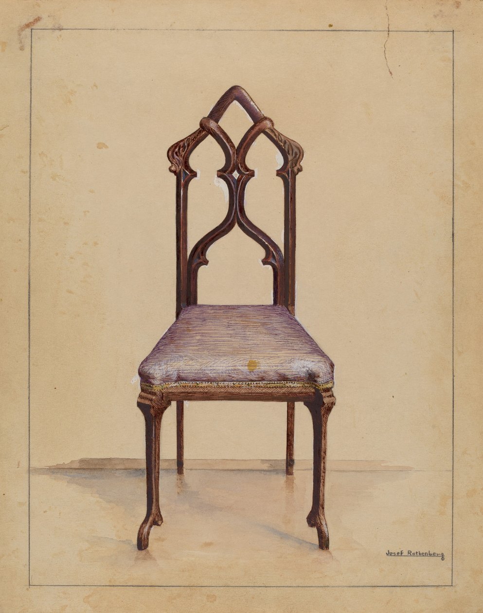 Cadeira lateral, 1936. de Joseph Rothenberg