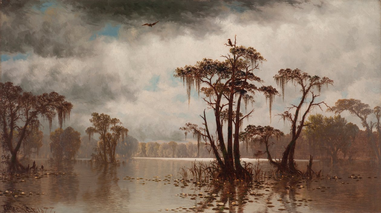 Cena do Bayou de Joseph Rusling Meeker