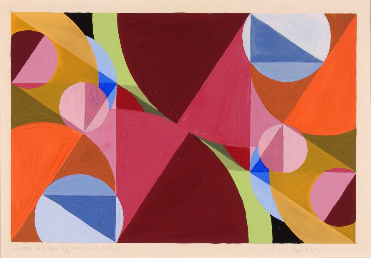 Área Interrompida por Perpendiculares, ca. 1934. de Joseph Schillinger