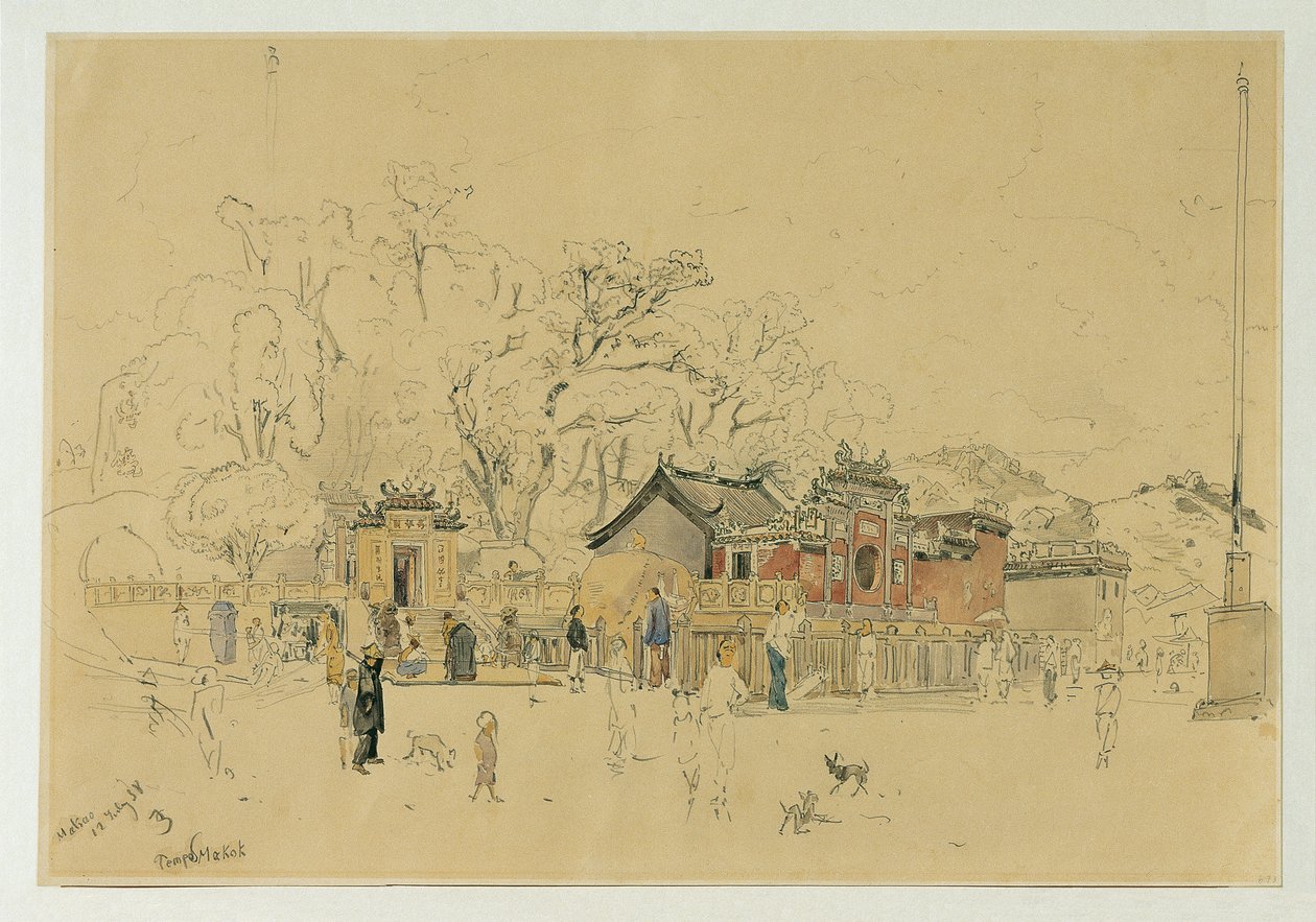 O Bosque do Templo Makok na Península de Macau de Joseph Selleny