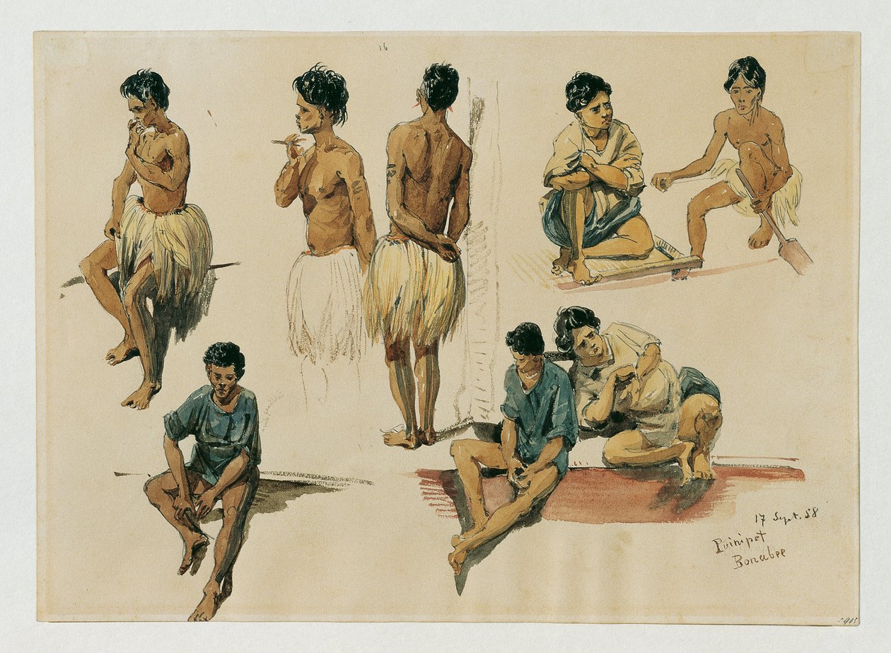 Povos indígenas da Ilha Puinipet (Ponape), Ilhas Carolinas de Joseph Selleny