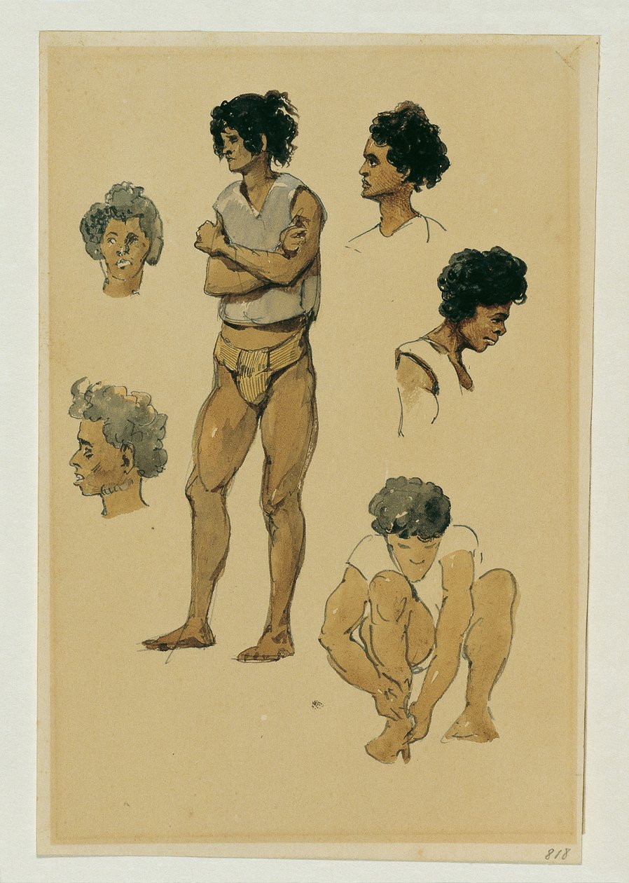 Povo indígena da Ilha Stewart (Ilha Stewart) de Joseph Selleny