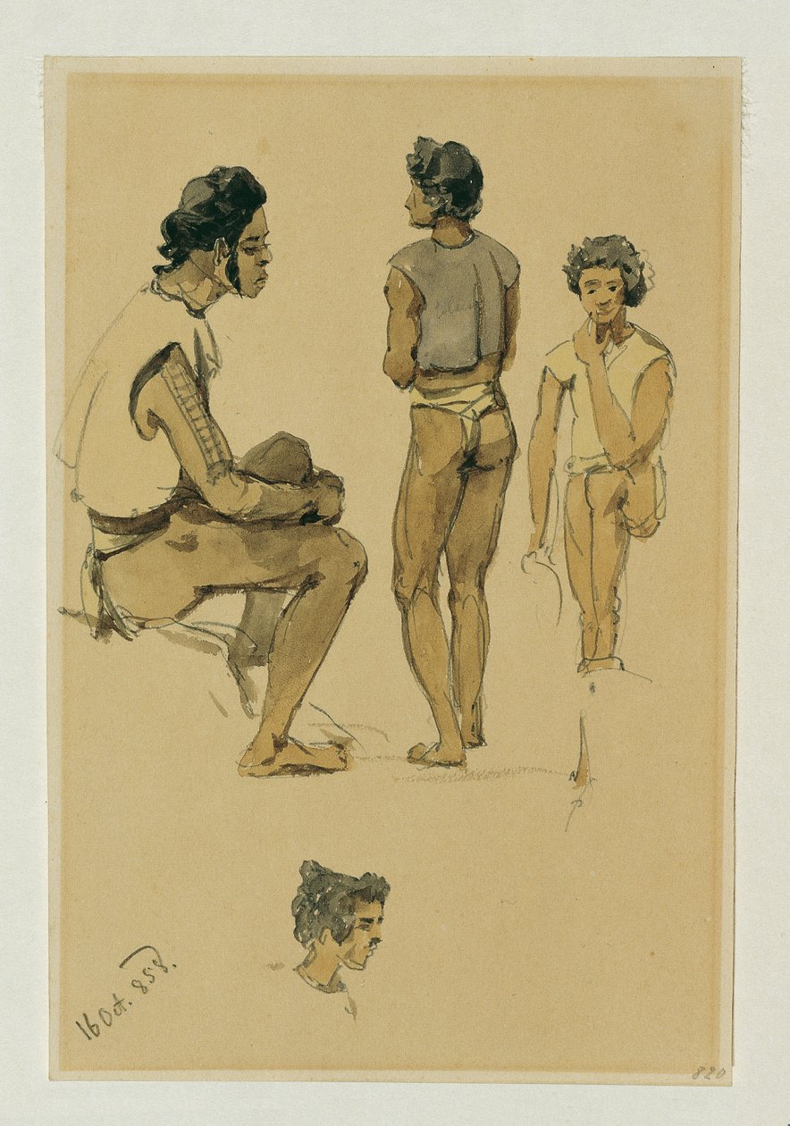 Povo indígena da Ilha Stewart (Ilha Stewart) de Joseph Selleny