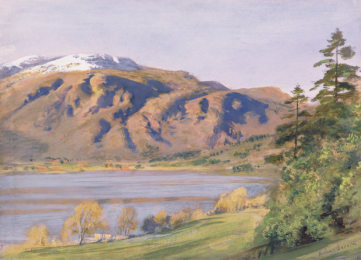 Coniston (wc no papel) de Joseph Severn