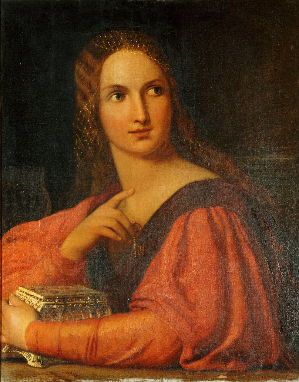 Portia com o caixão, Vide de Joseph Severn