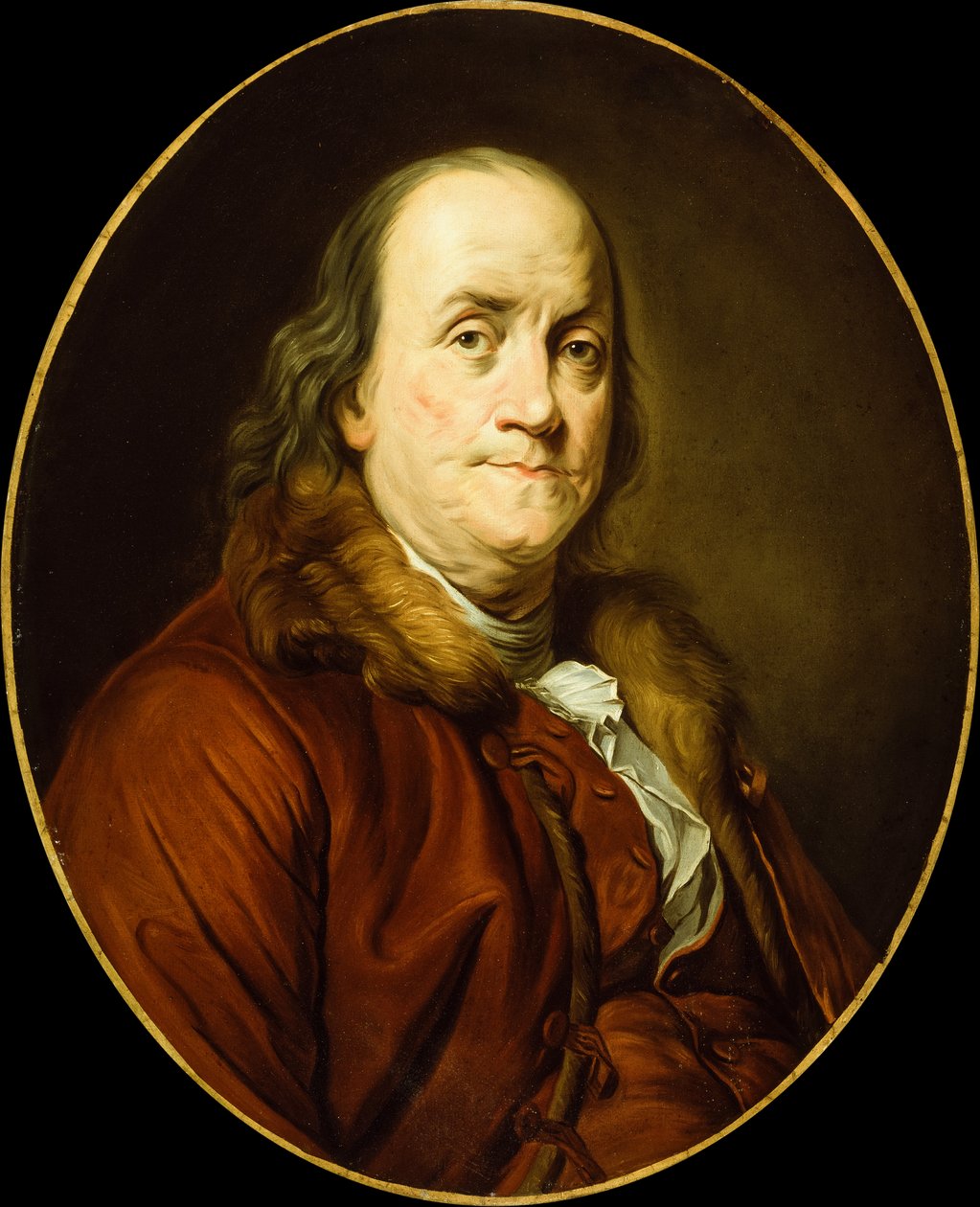 Benjamin Franklin (óleo sobre tela) de Joseph Siffred (after) Duplessis