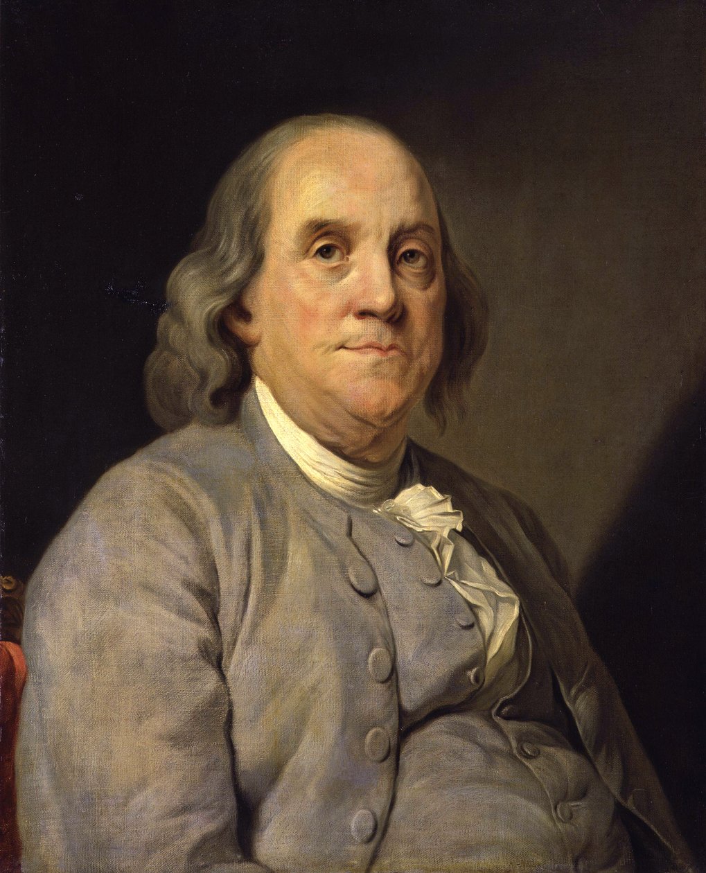 Retrato de Benjamin Franklin de Joseph Siffred (after) Duplessis