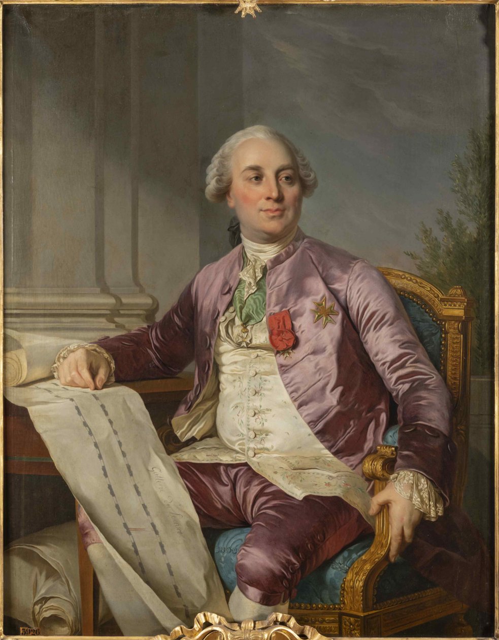 Charles Claude Flahaut de La Billarderie, conde dAngiviller 1730-1809, 1779. de Joseph Siffred Duplessis