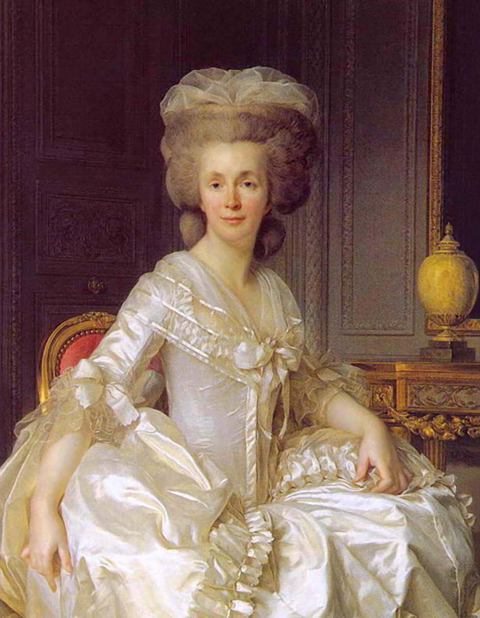Francês: Portrait de Suzanne Curchod (Madame Jacques Necker) de Joseph Siffred Duplessis