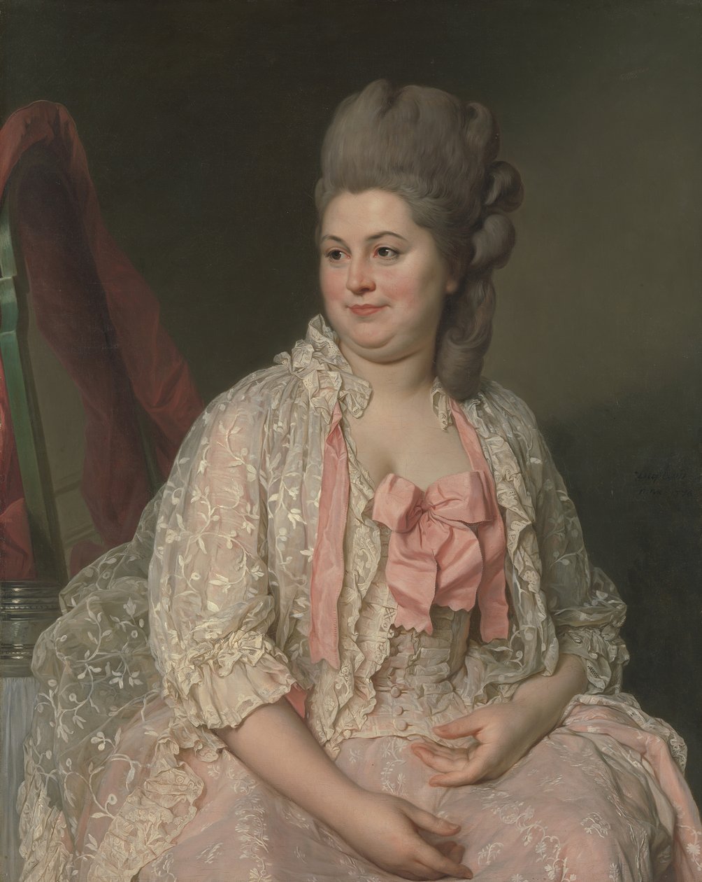 Madame de Saint-Morys Eléonore Elisabeth Angélique de Beauterne, 1742-1824, 1776. de Joseph Siffred Duplessis