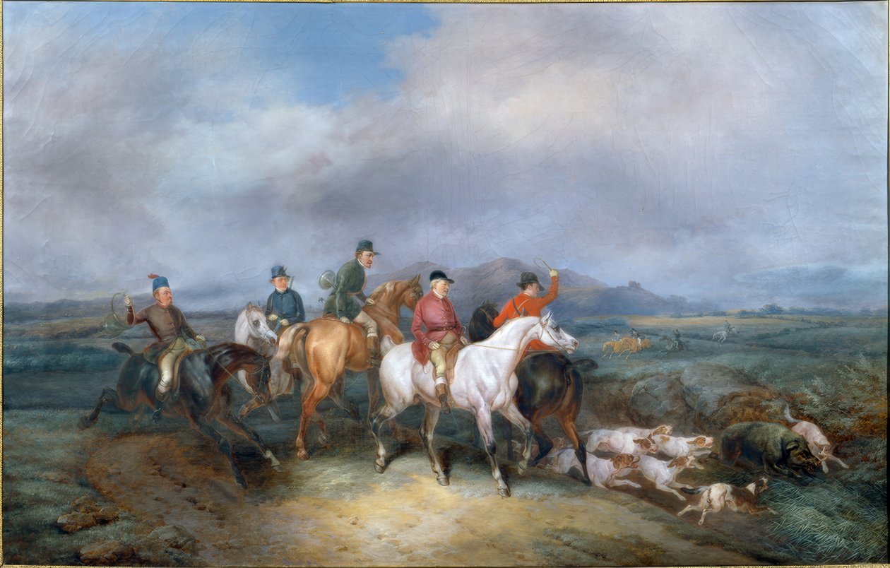 Eberjagd de Joseph Simon Volmar