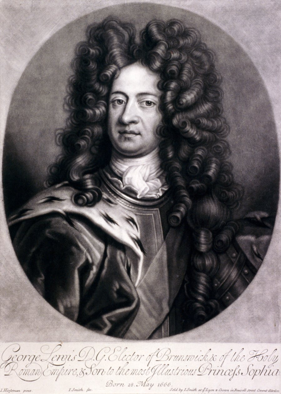 George I, rei da Grã-Bretanha, c1700 de Joseph Smith