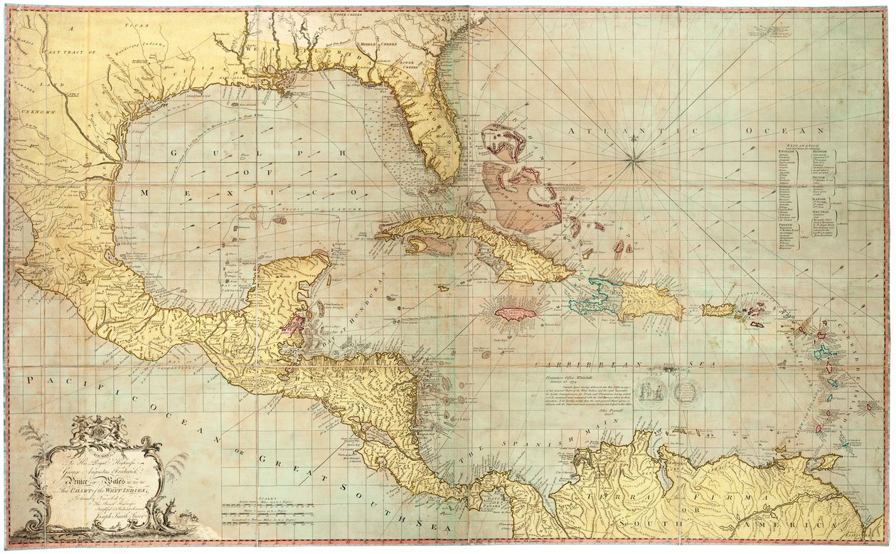 Carta das Índias Ocidentais de Joseph Smith Speer