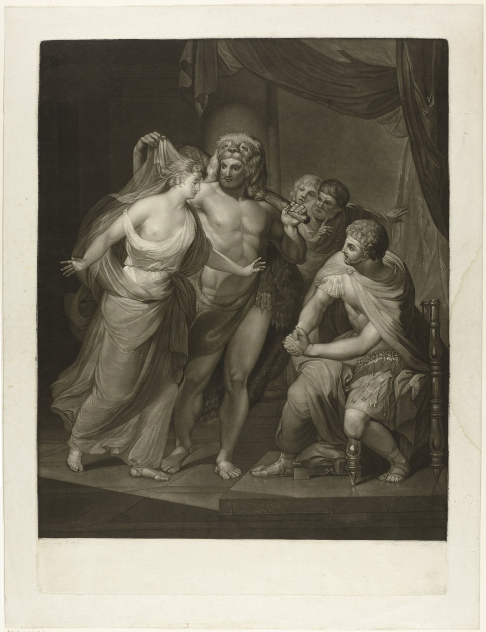 Hércules traz Alcestis de volta do submundo de Joseph Spiegl
