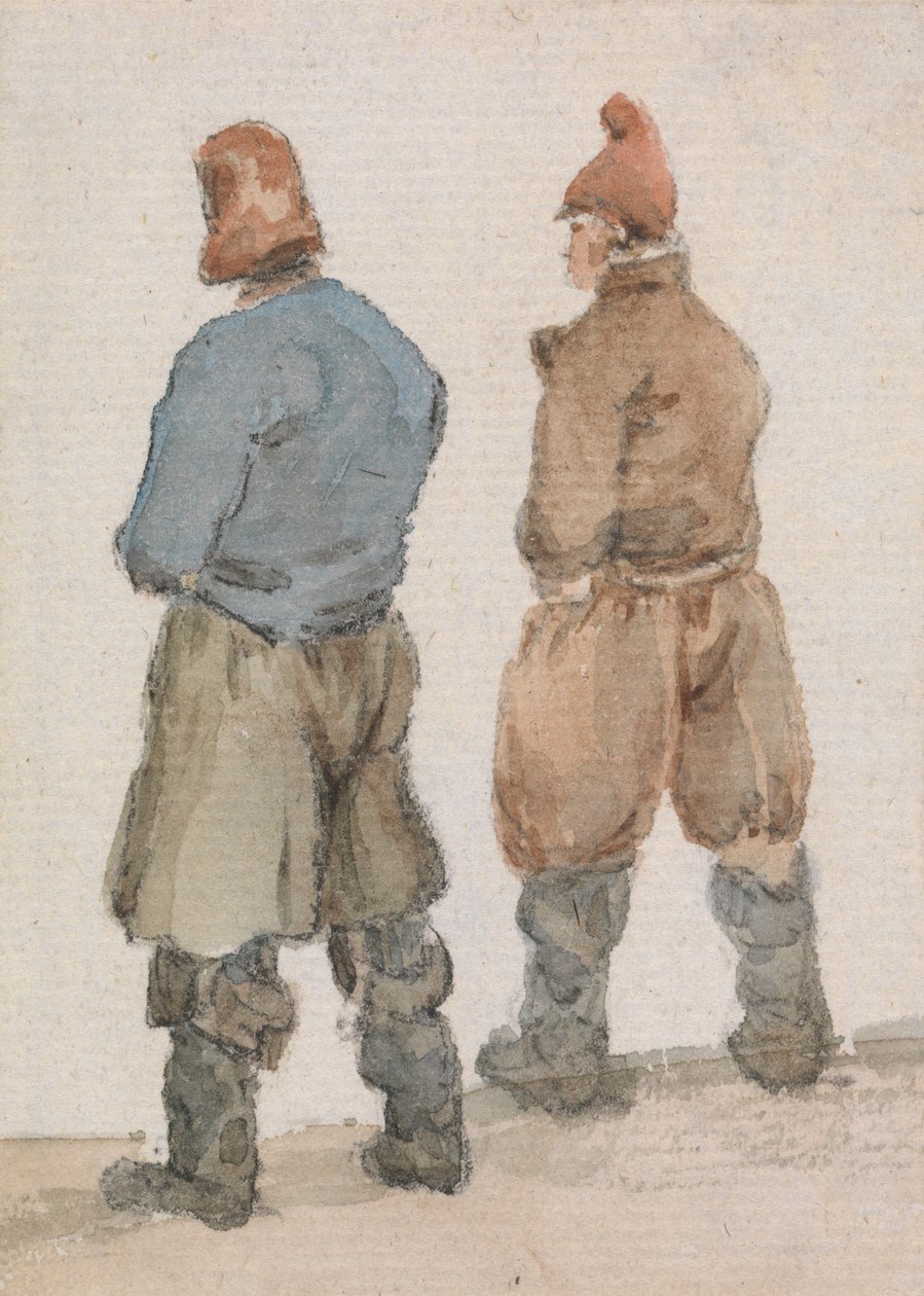 Dois Pescadores vistos de Atrás de Joseph Stannard