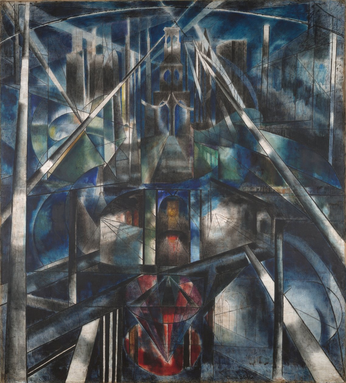 Ponte de Brooklyn de Joseph Stella