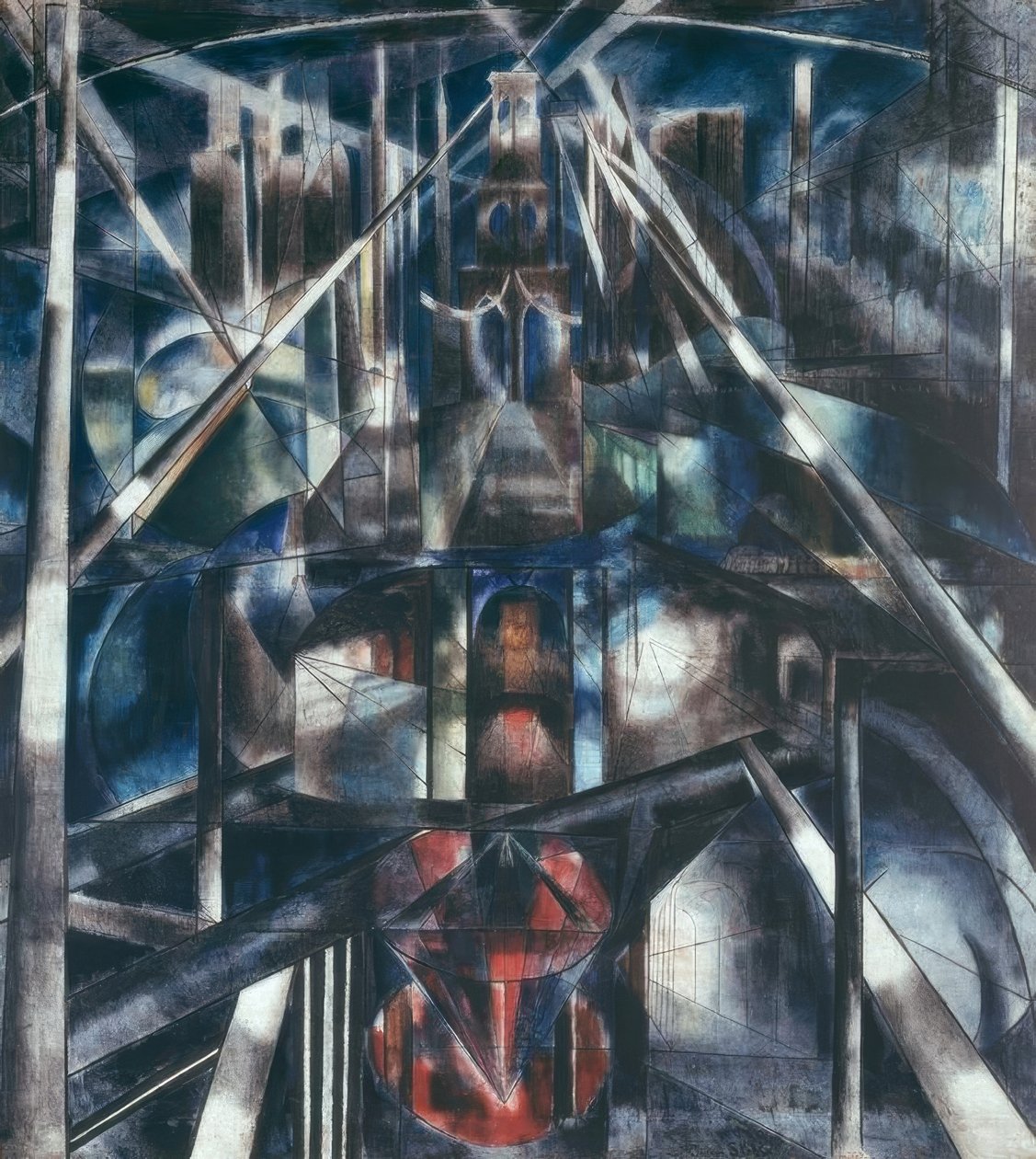 Ponte do Brooklyn de Joseph Stella